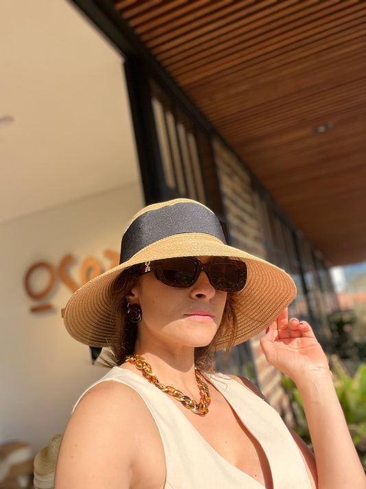 Collar corto eslabones animal print