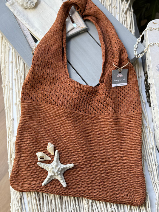 Bolsa tejida en hilo
