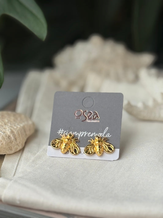 Topos de mosca baño oro 24k