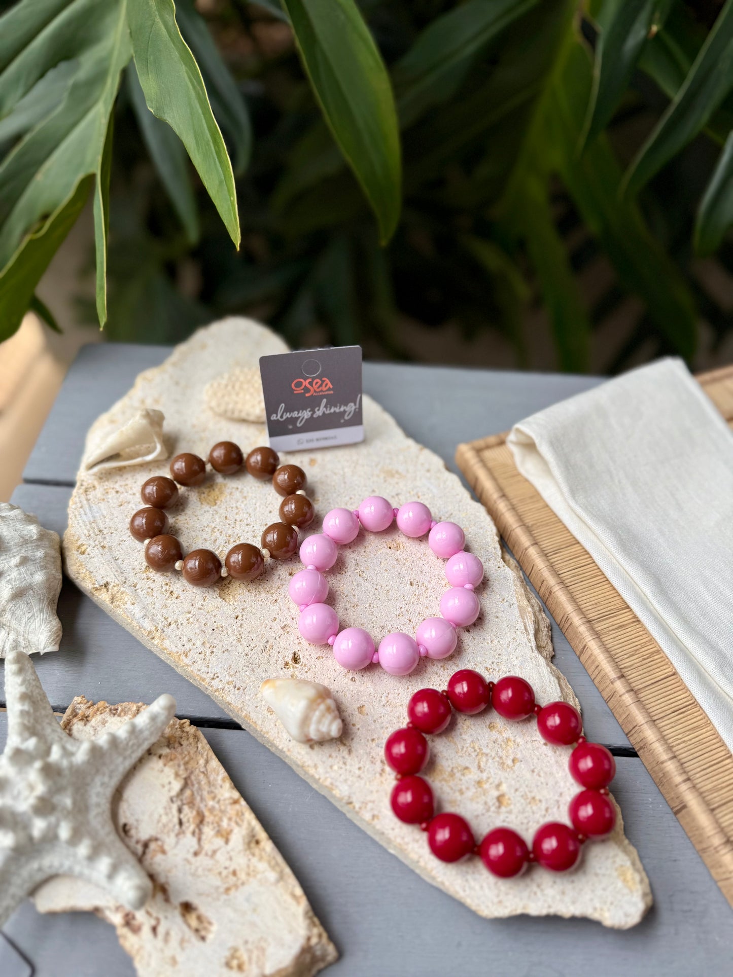 Pulsera bolas resortada