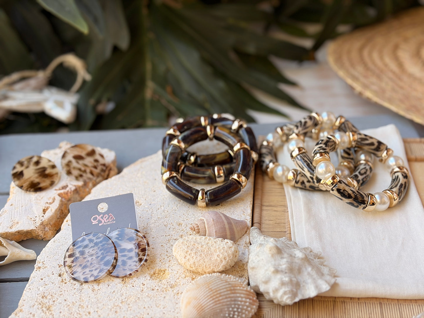 Topos en resina animal print