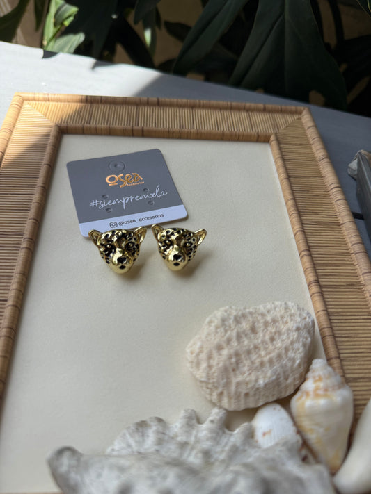 Topo pantera esmaltado negro