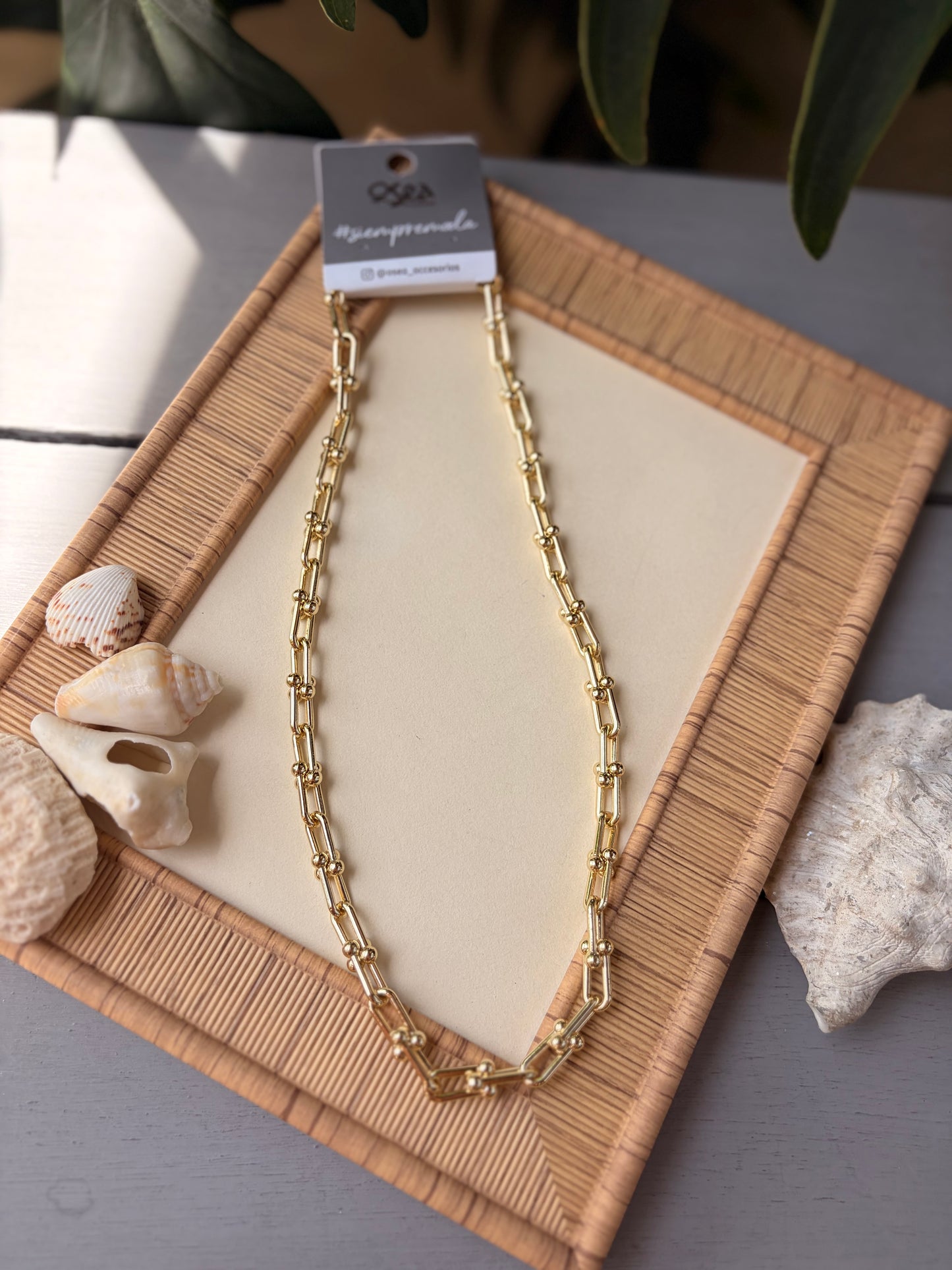 Cadena rodinada eslabones y balines