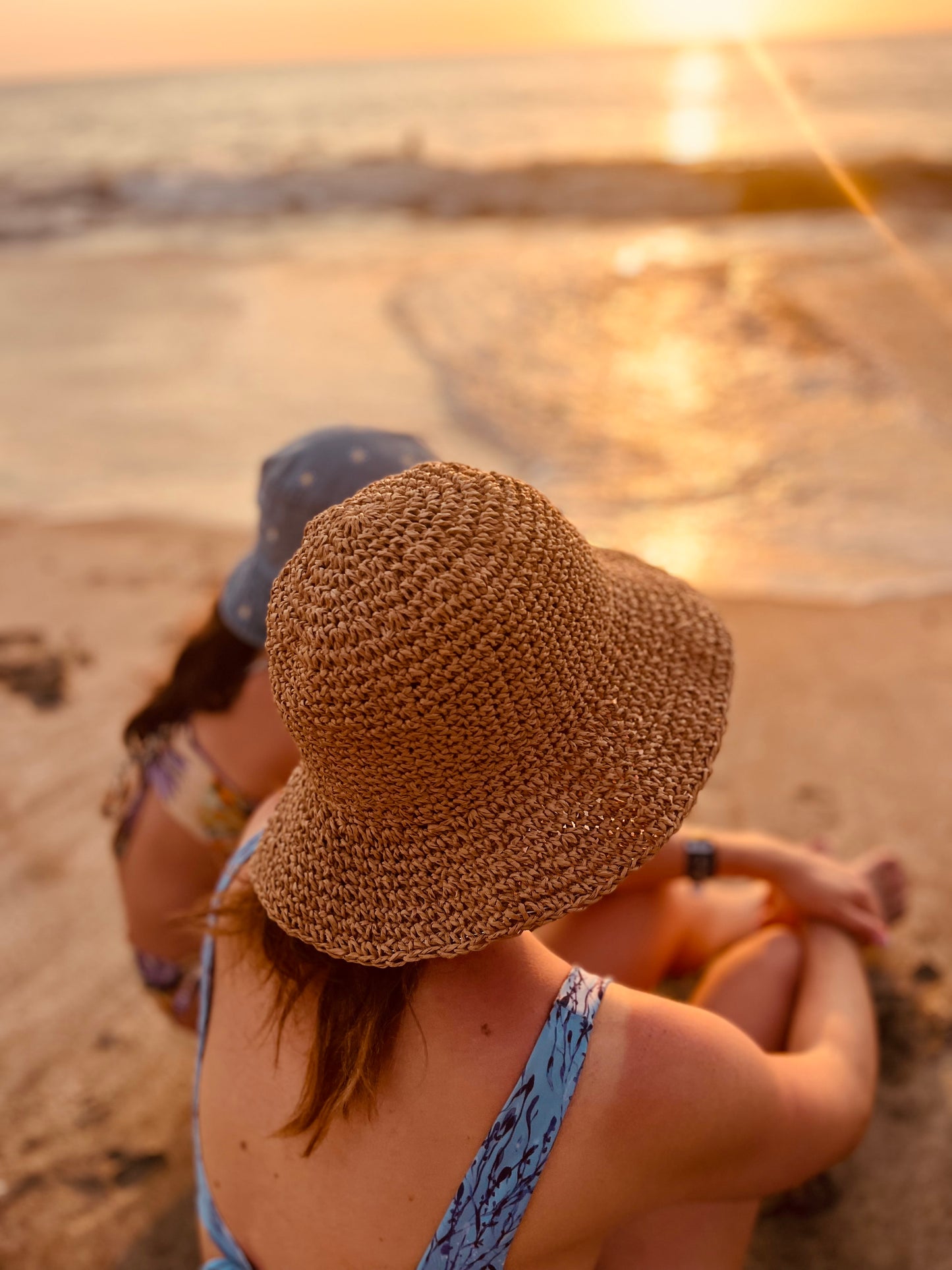 Sombrero o gorro tipo bucket hat en fique