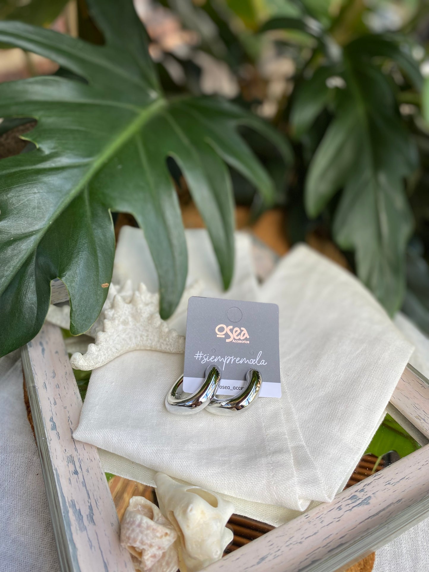 Candongas cuadradas en fantasía