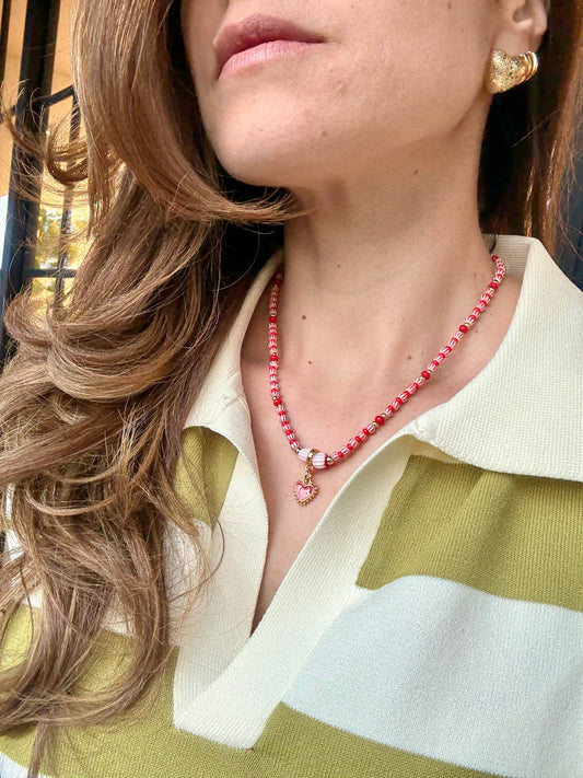 Collar corto rojo ❤️