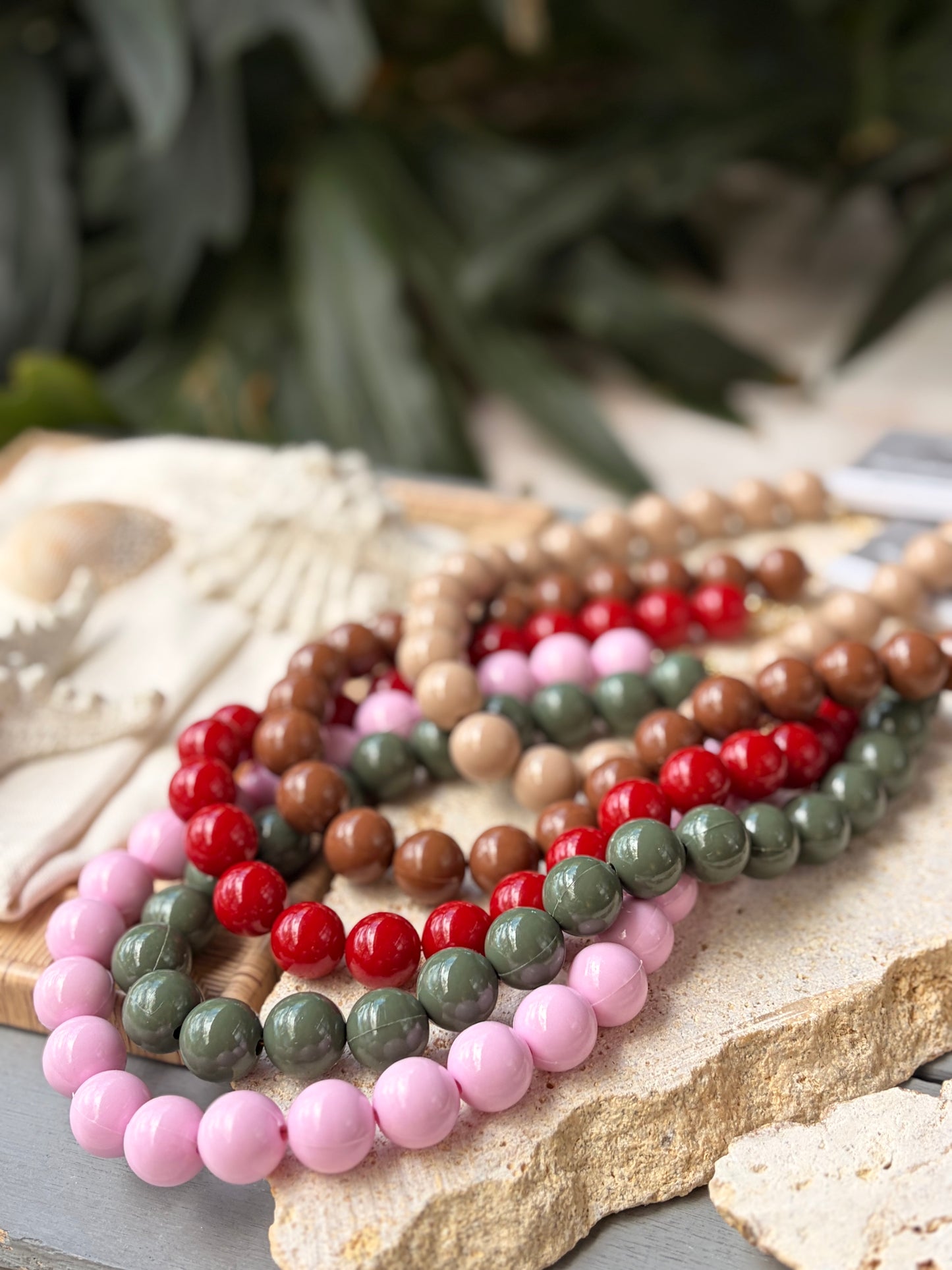 Collar bolas 16mm en colores