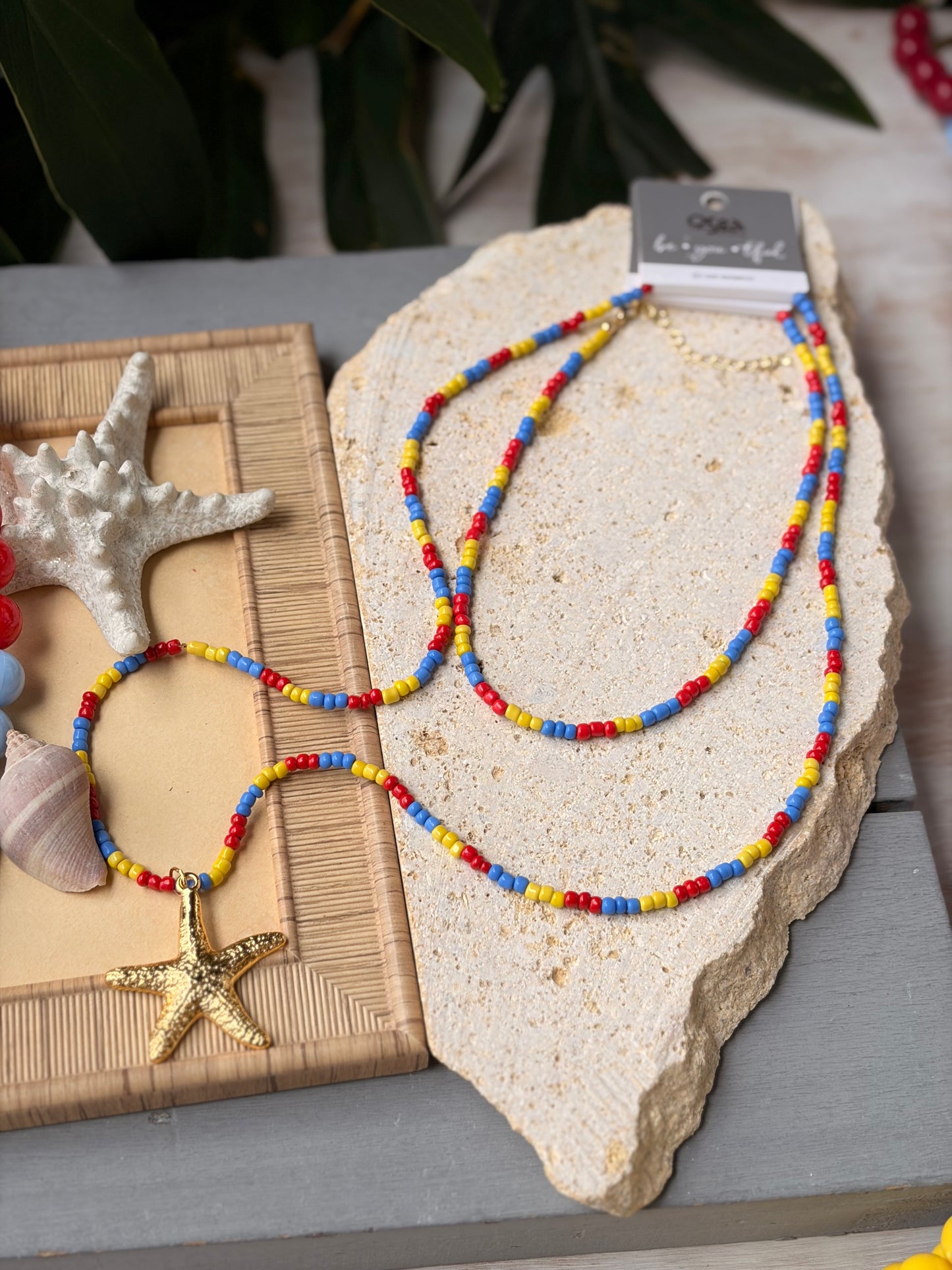 Collar corto mostacilla Colombia 🇨🇴