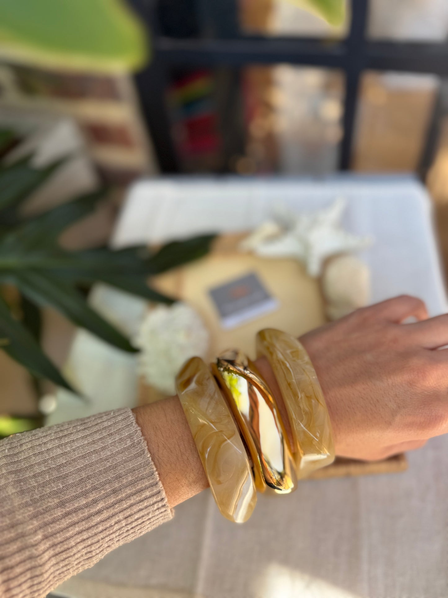 Set de aros por tres