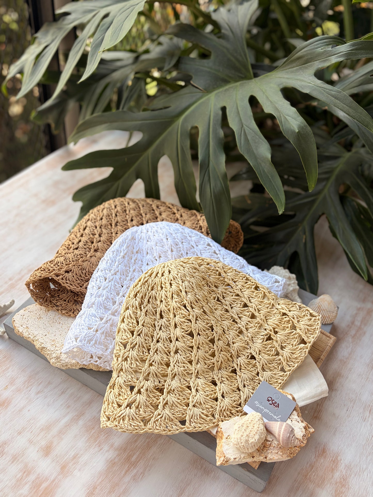 Sombrero bucket en fique sintético