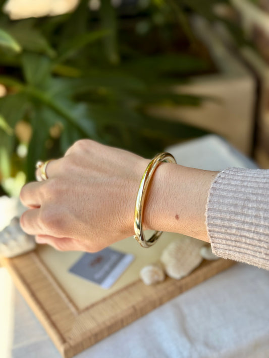 Pulsera rodinada con broche