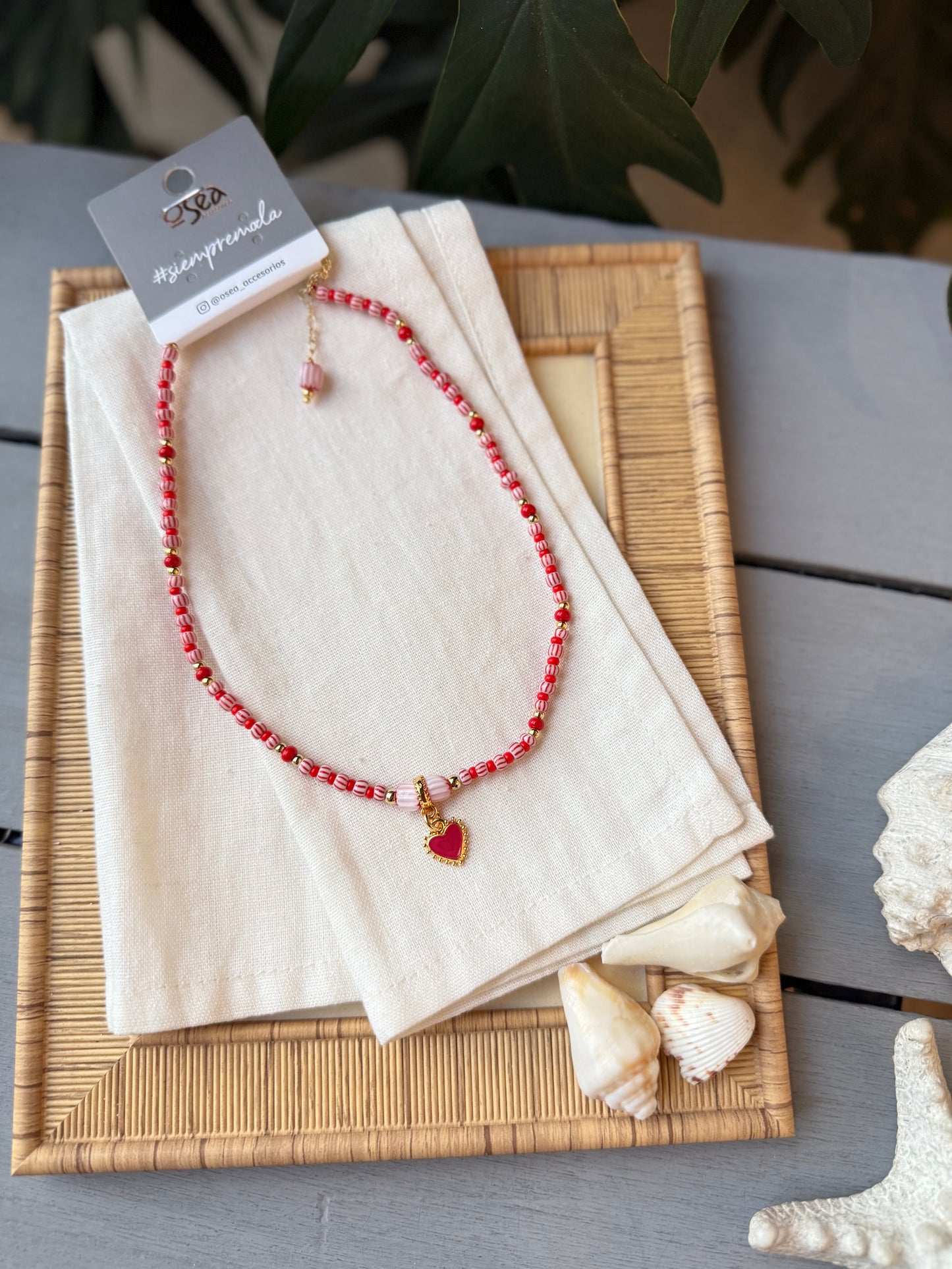 Collar corto rojo ❤️