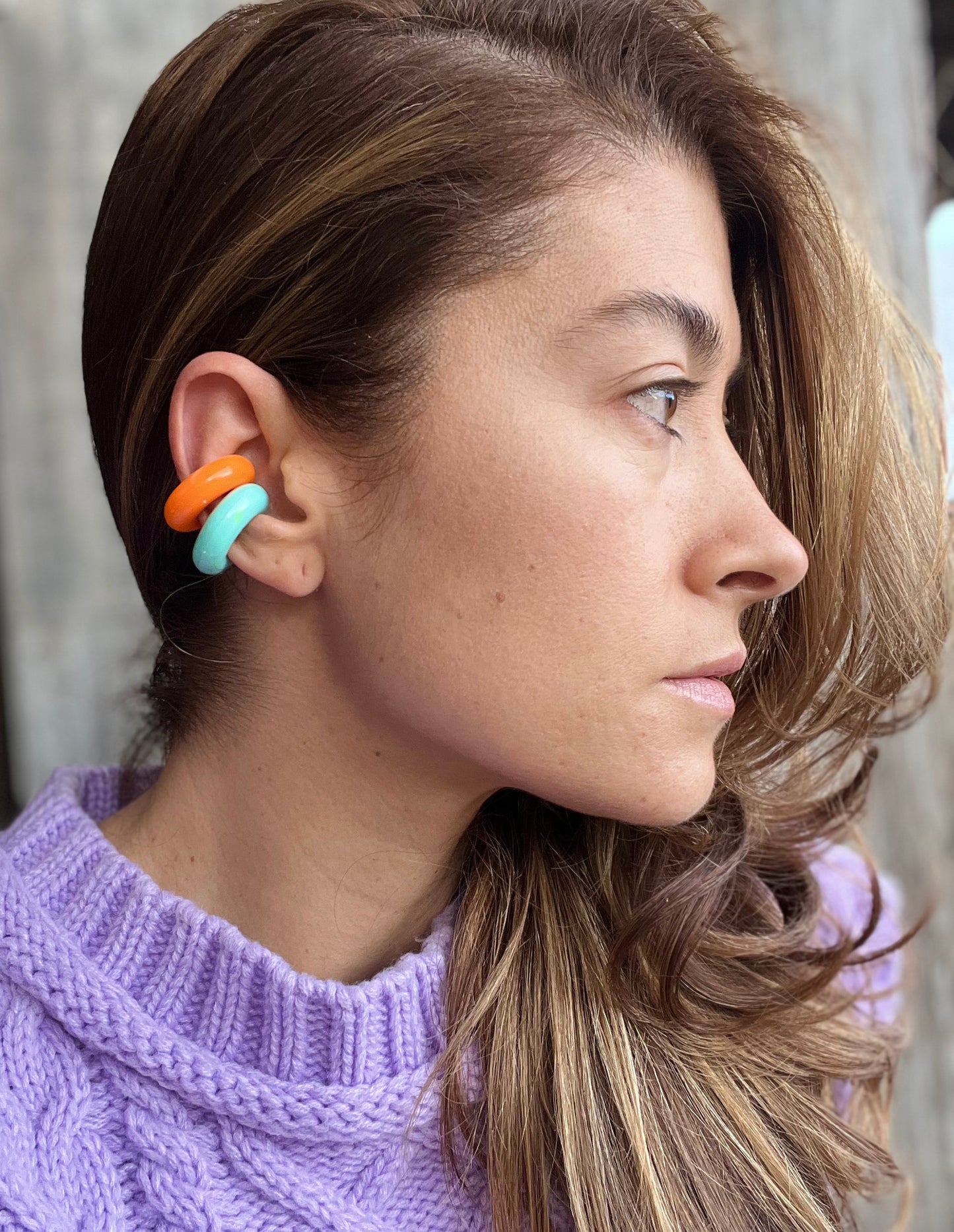 Earcuff en silicona en colores