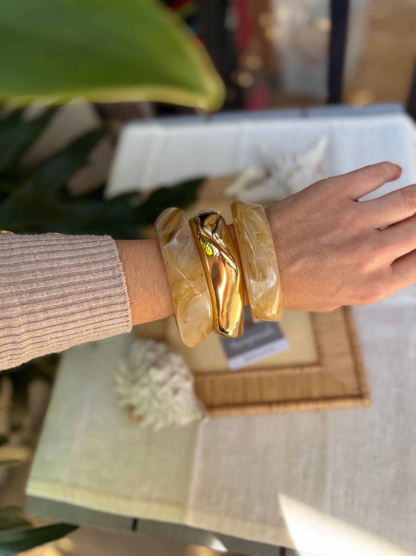 Set de aros por tres