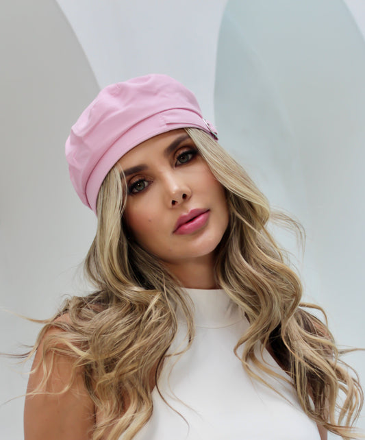 Boina con hebilla colores pastel