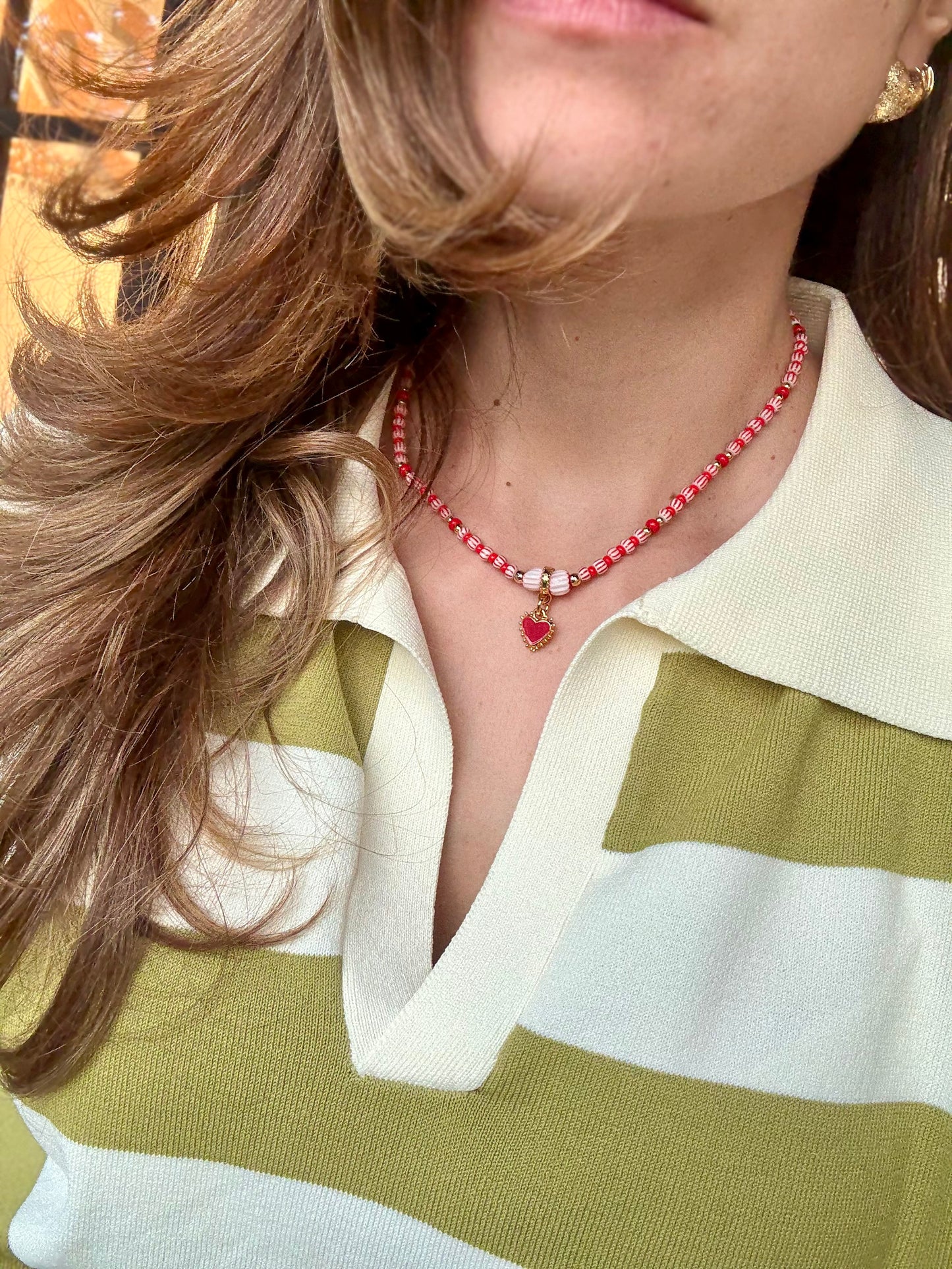 Collar corto rojo ❤️