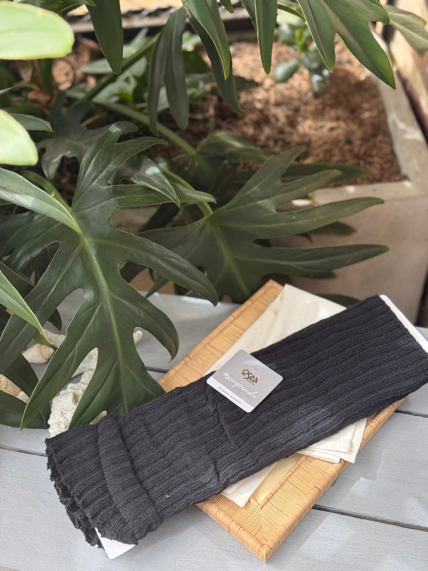 Medias calentadoras acanaladas