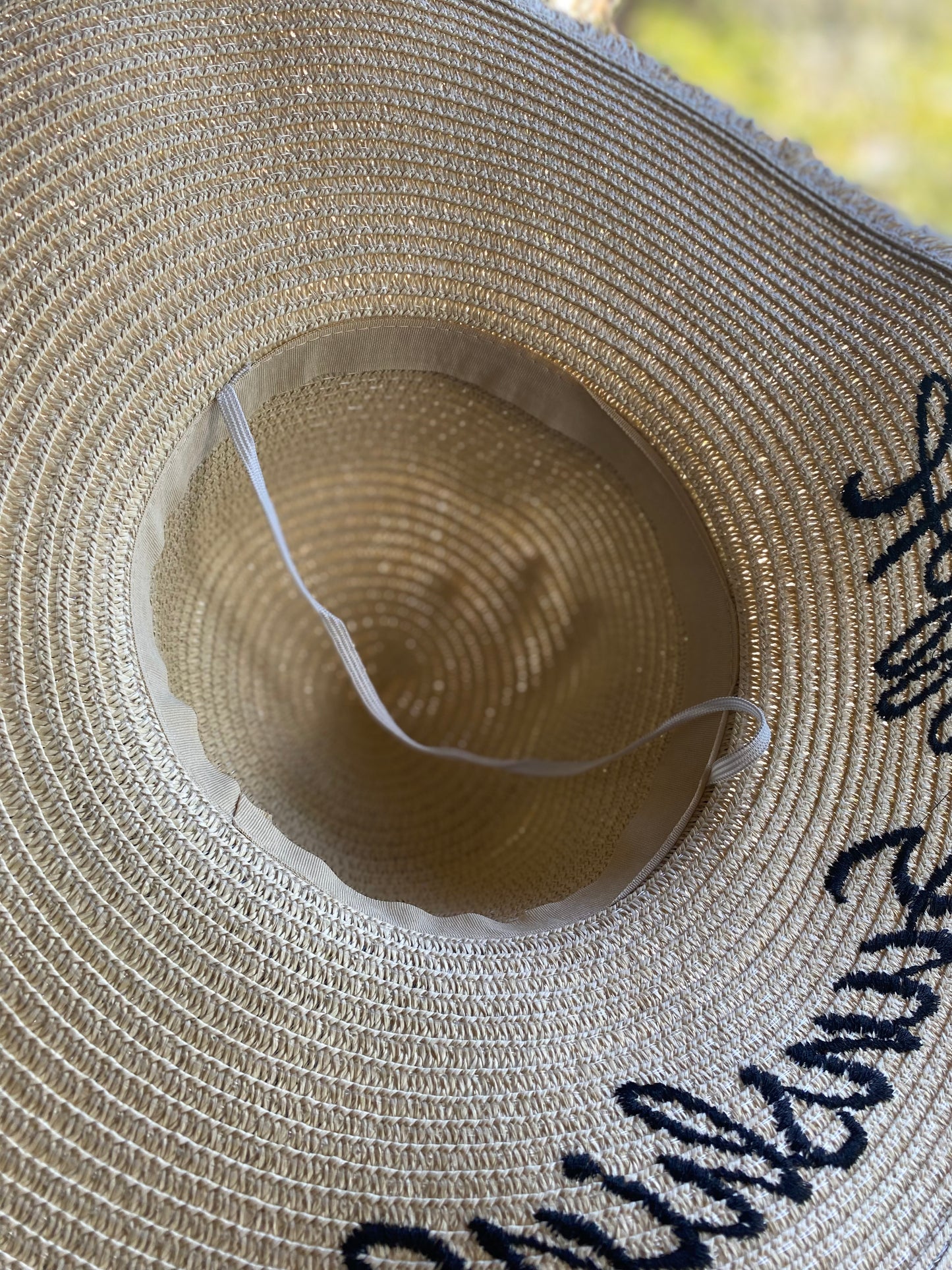 Sombrero playero ala ancha sunshine