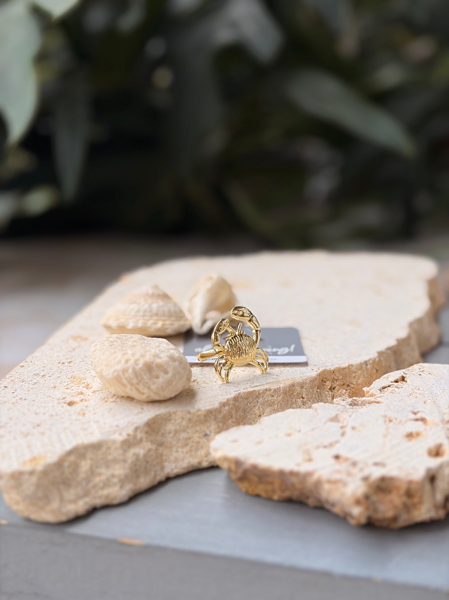 Anillo graduable rodinado cangrejo