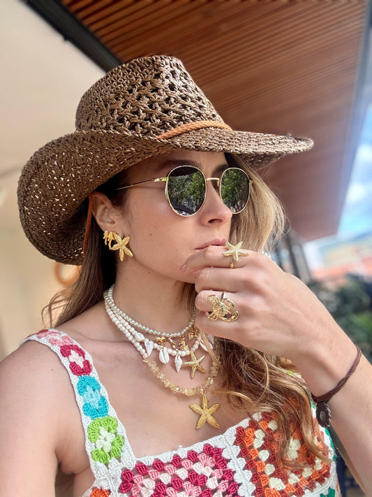Collar conchas y estrella
