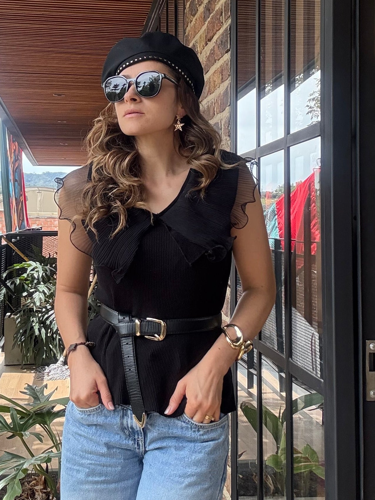 Boina parisina estrellas