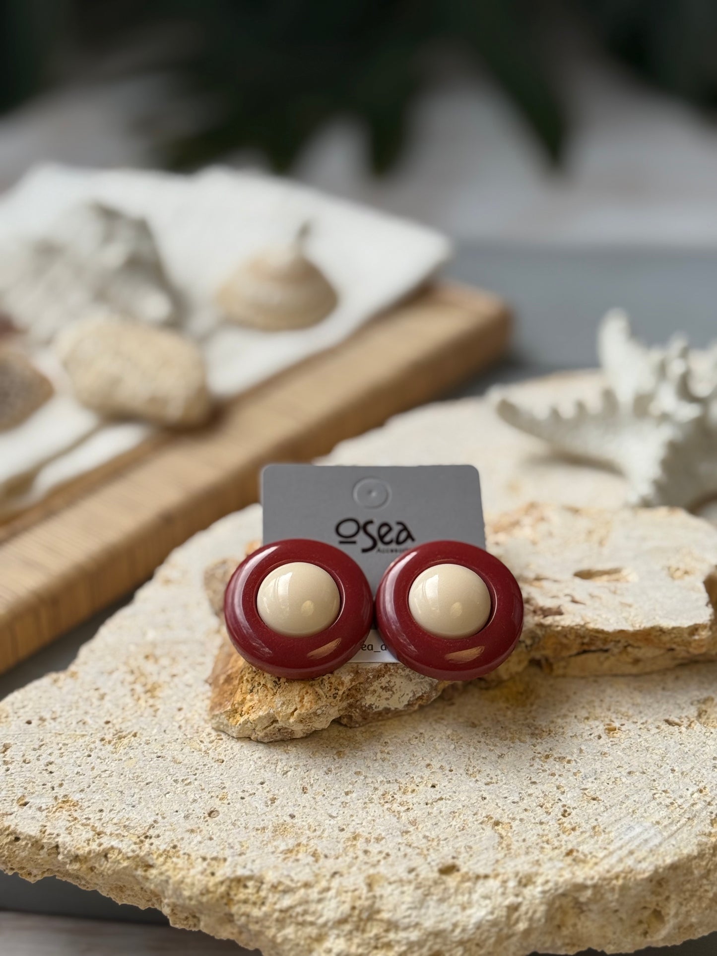 Aretes topo en resina colores