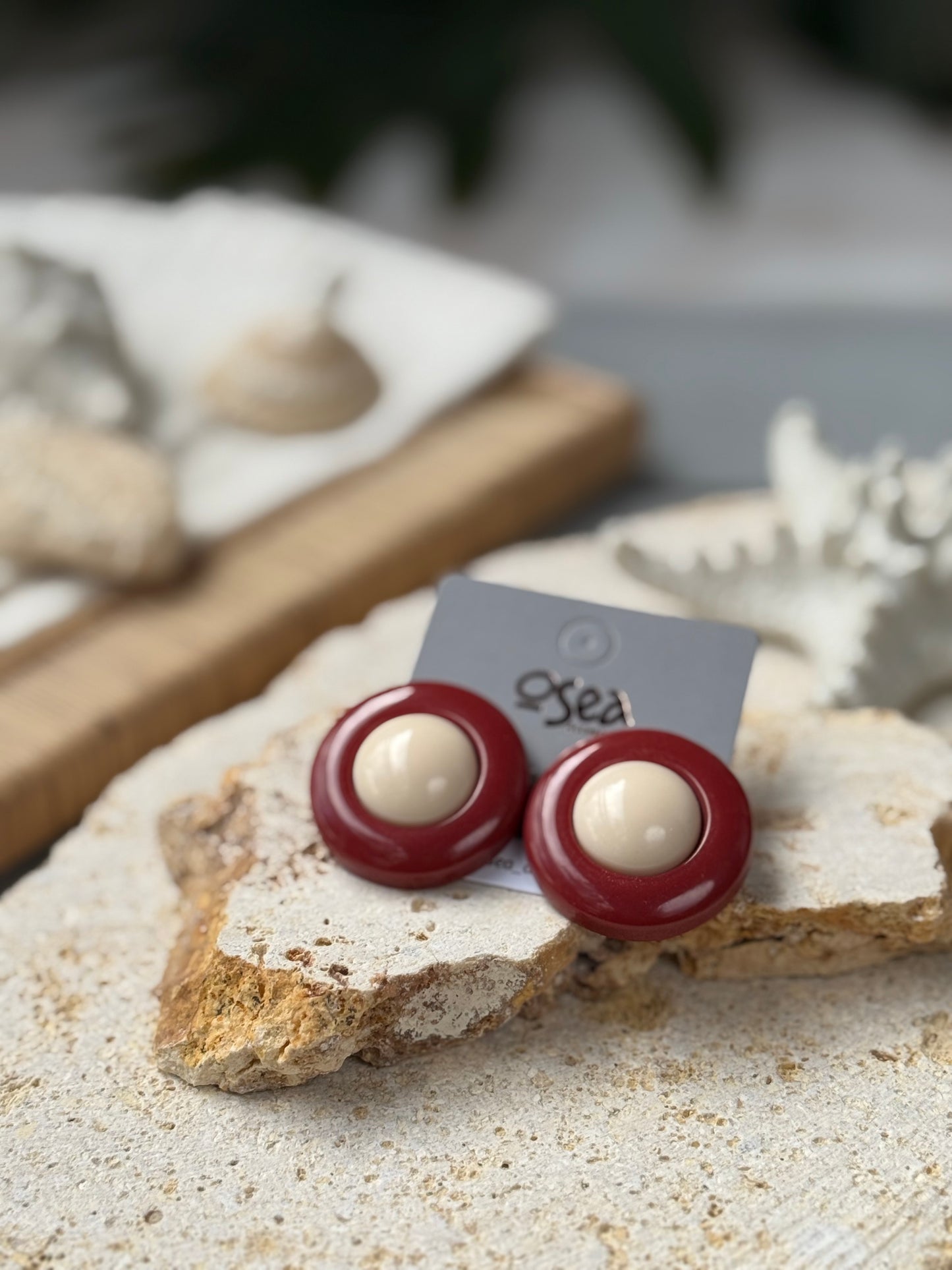 Aretes topo en resina colores