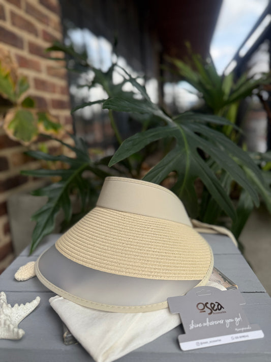 Visera ancha con vinilo