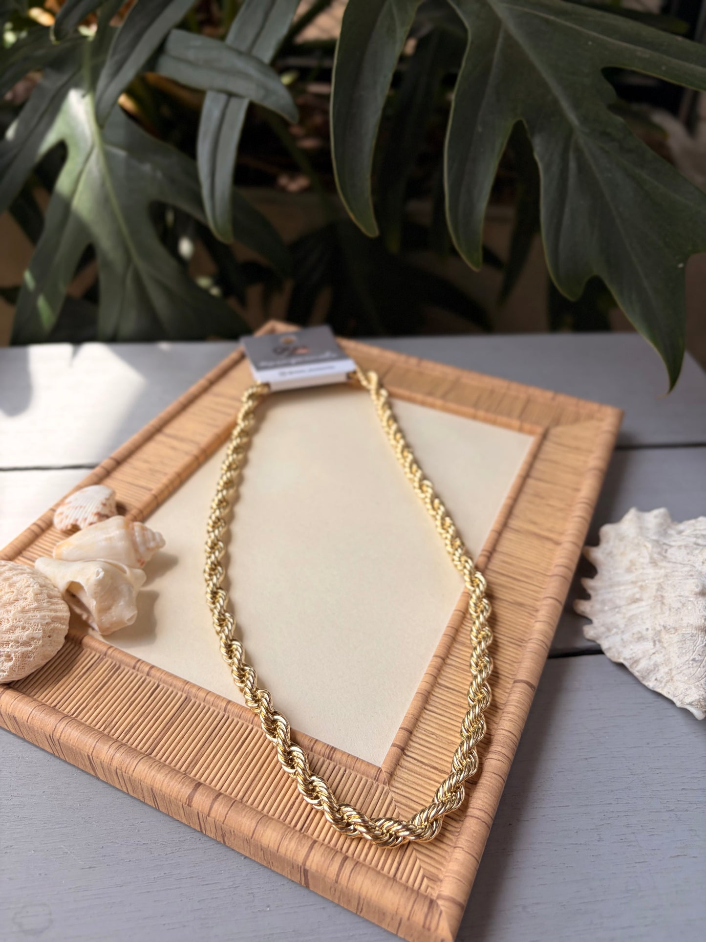 Cadena rodinada trenzada