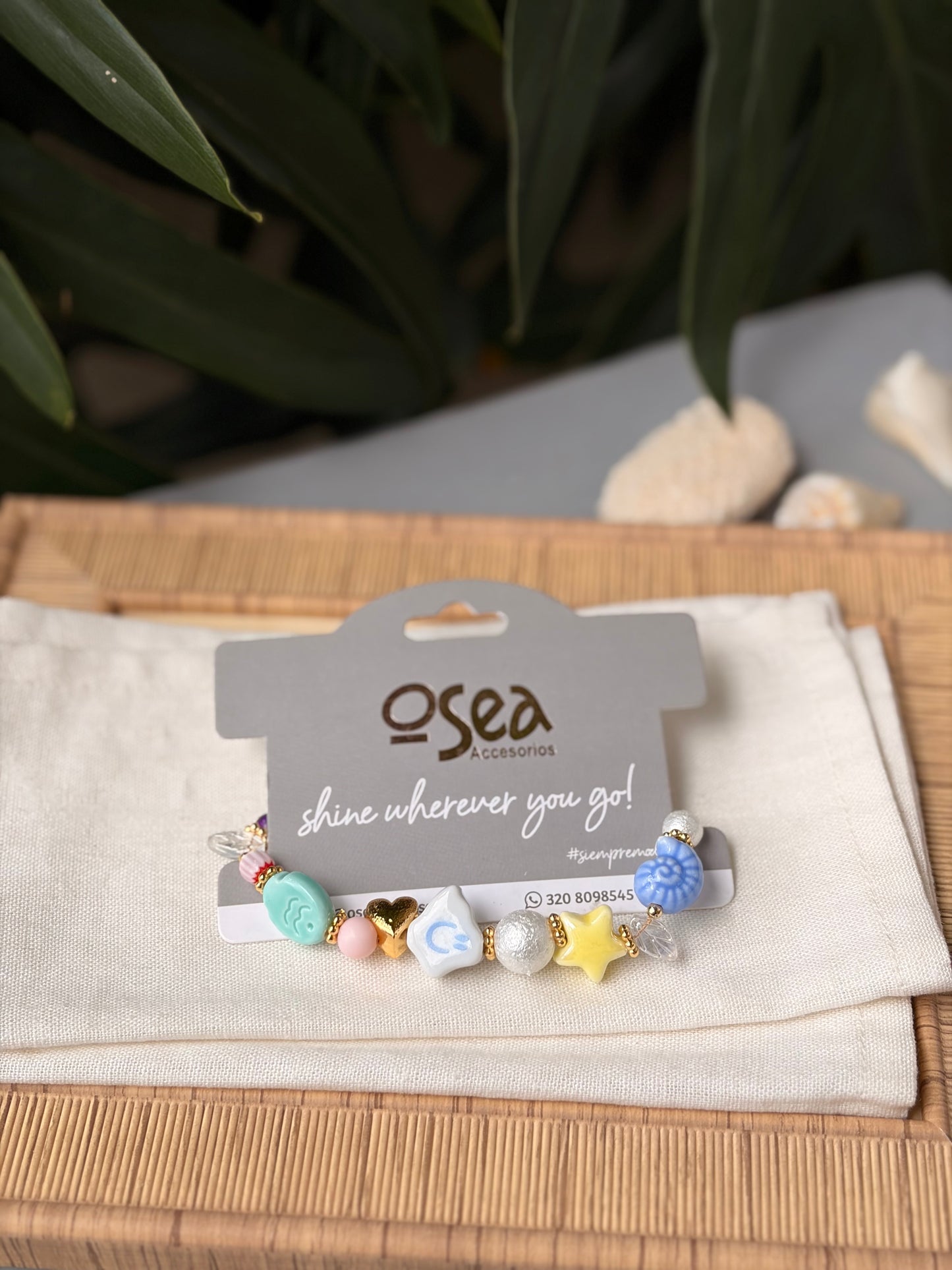 Pulsera dijes pastel nube