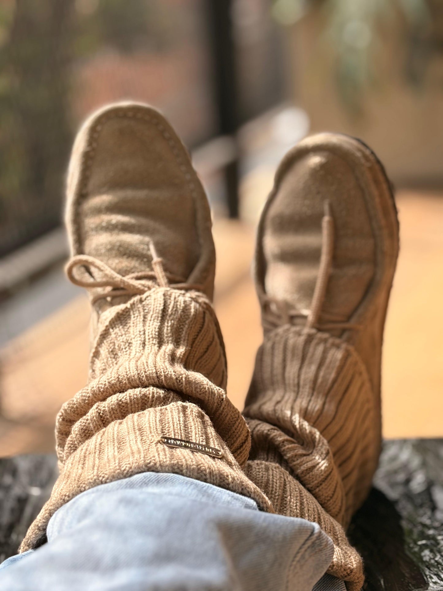 Medias acanaladas con placa