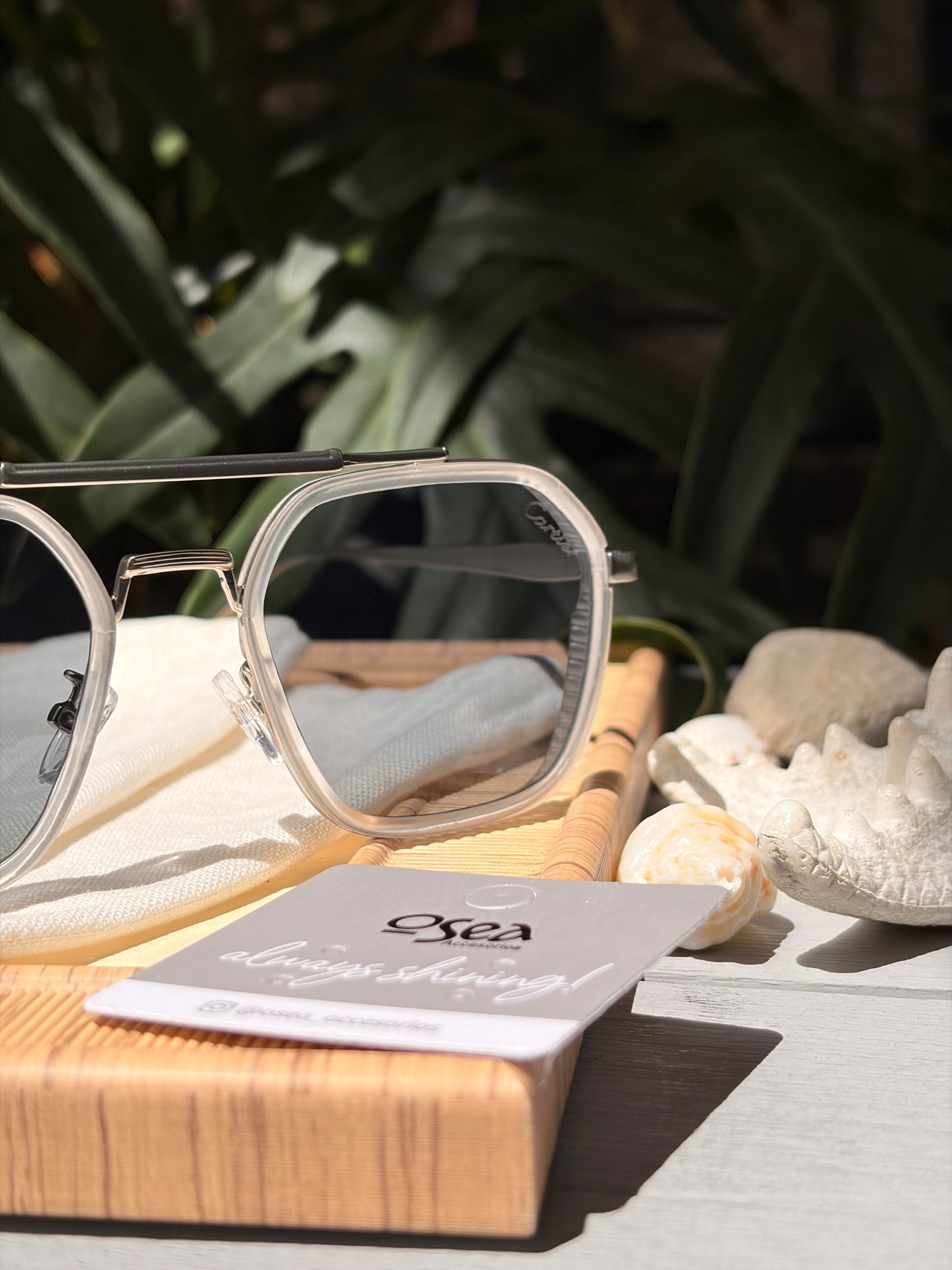 Gafas de sol montura metálica níquel humo