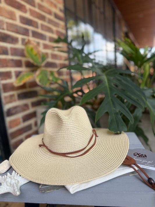 Sombrero en fique ala ancha