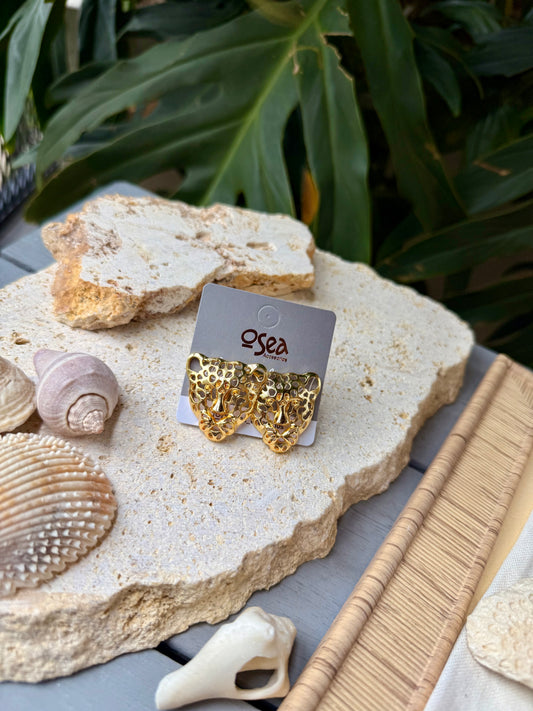 Topo pantera baño de oro