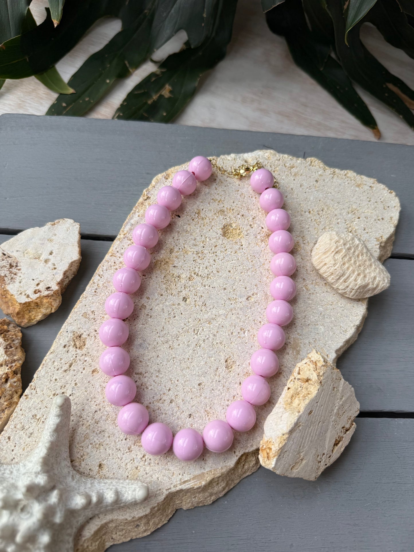Collar bolas 16mm en colores