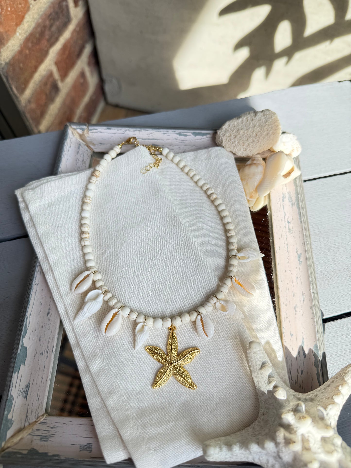 Collar conchas y estrella