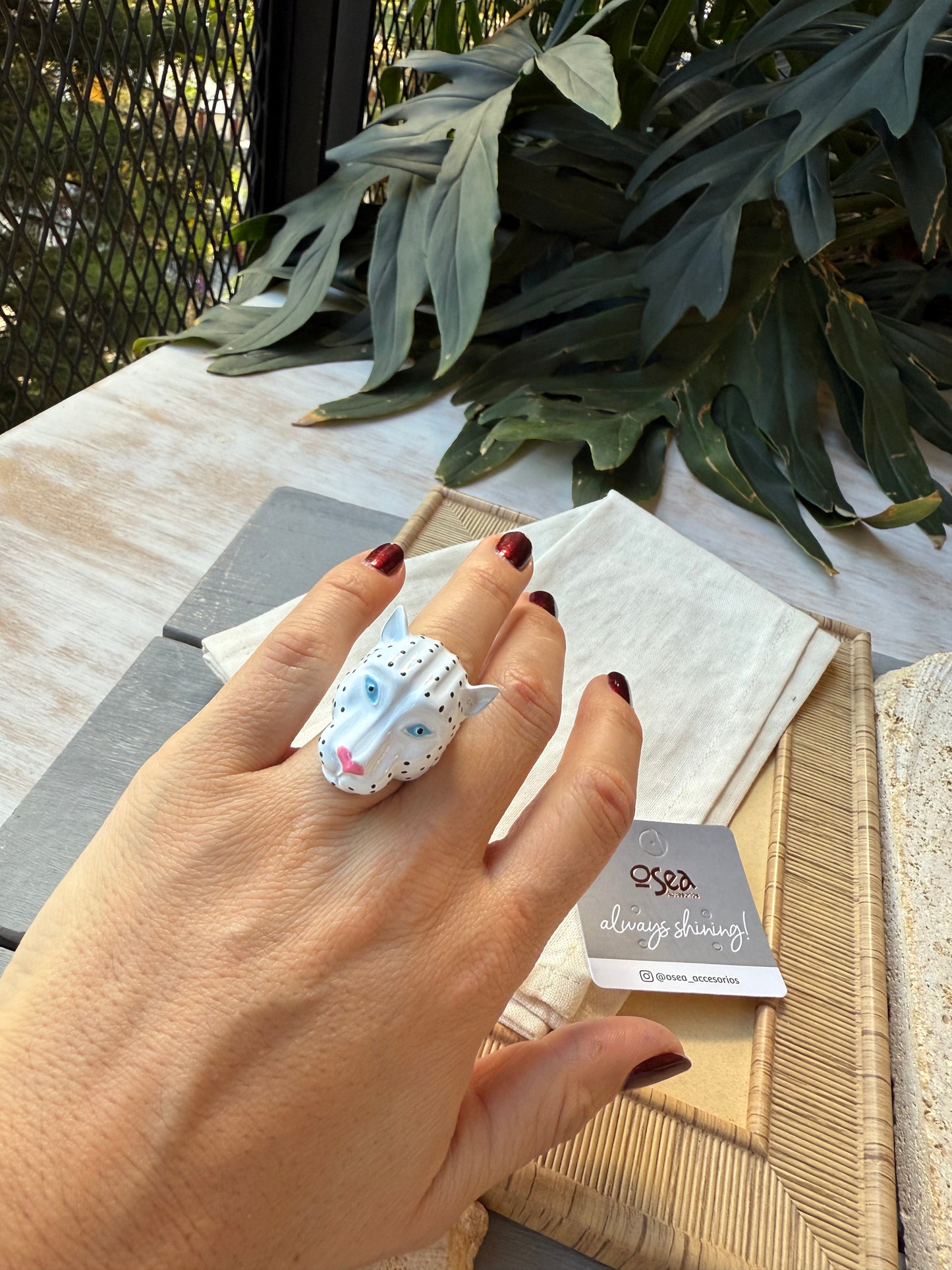 Anillo leopardo de las nieves
