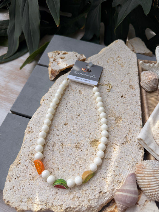 Collar corto frutas