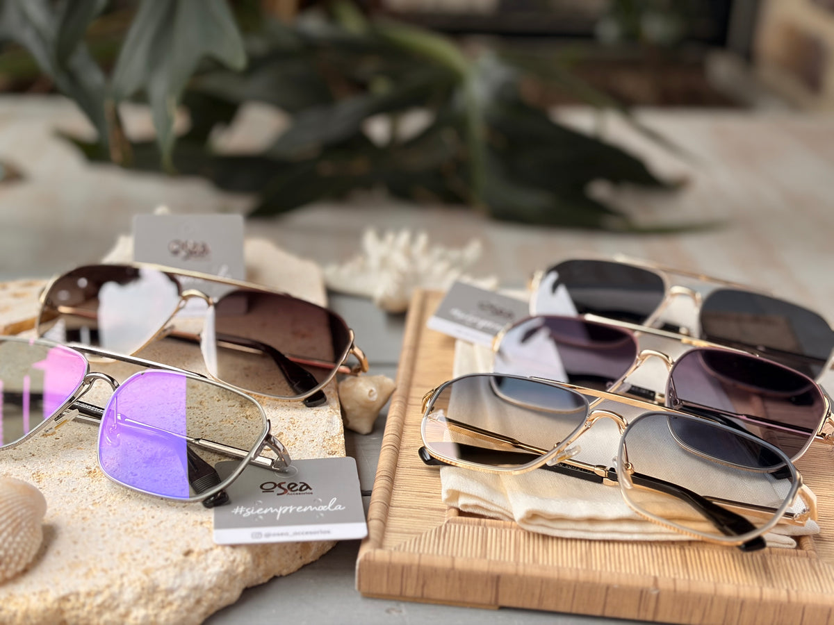 Gafas de sol con montura metálica