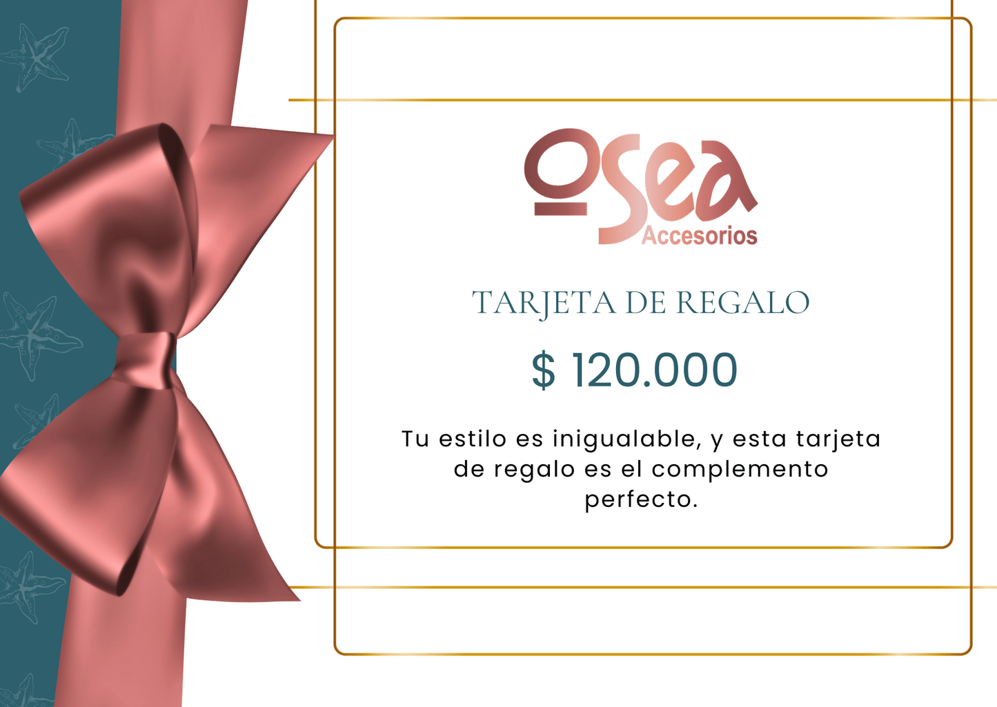 Osea accesorio Tarjeta de regalo - Osea accesorios